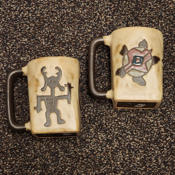MARA Stoneware Mexico Coffee Mugs | 2 Mugs - Picture 2 of 10